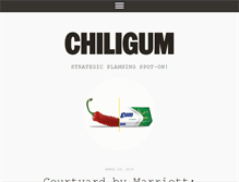 Tablet Screenshot of chiligum.com